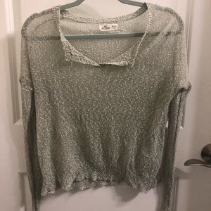 SHEER GREEN LONG SLEEVE